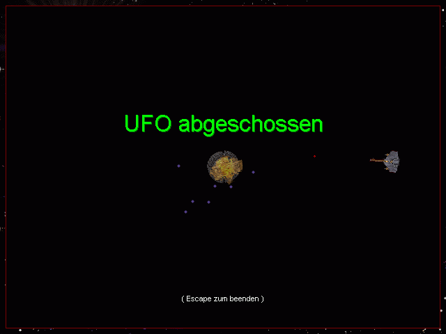Kampf gegen ein UFO